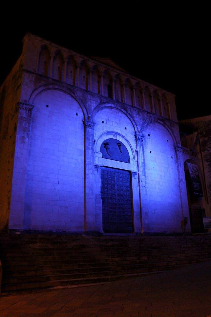 Giornata del Diabete, la chiesa di Sant’Agostino si tinge di blu
