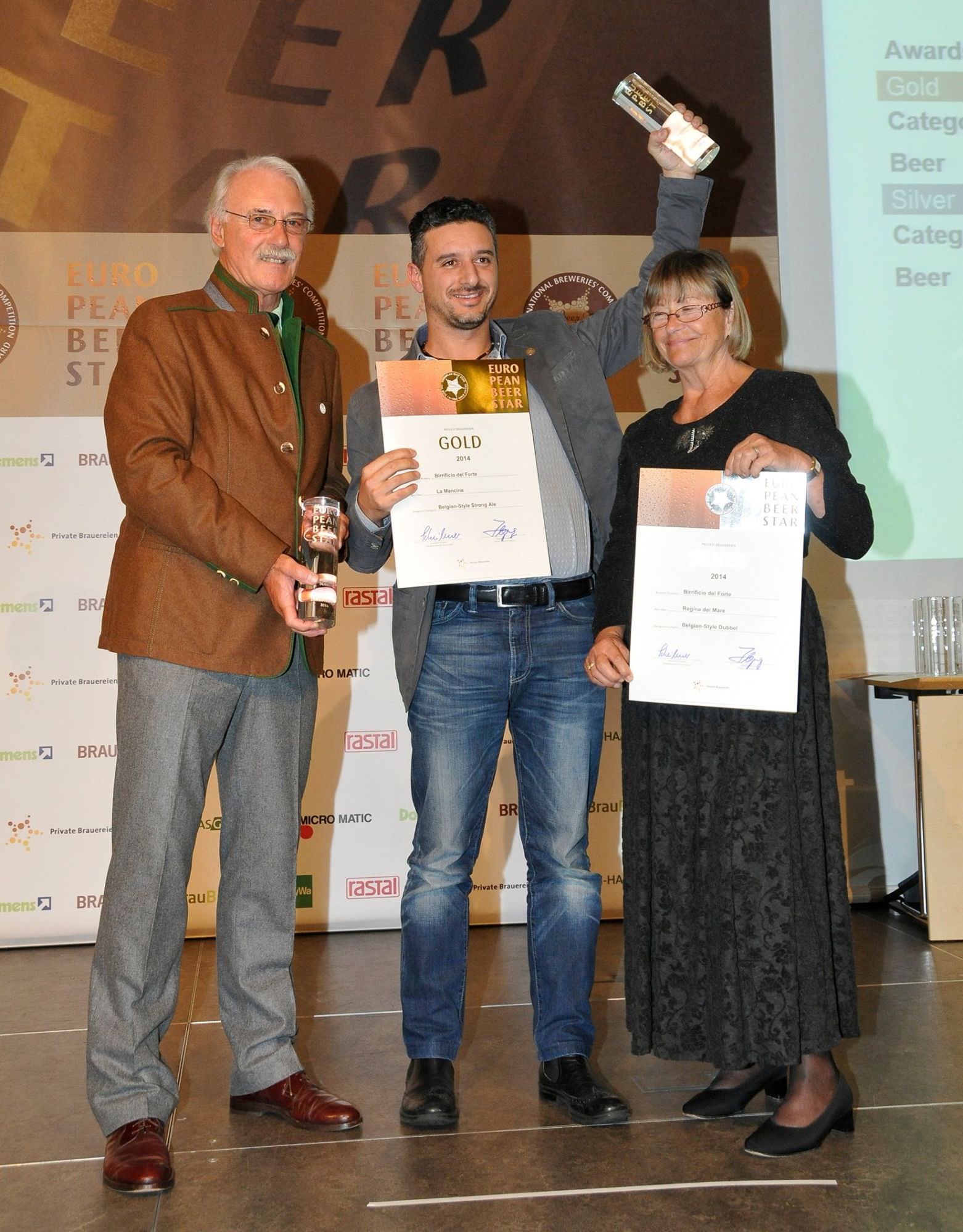 Il Birrificio del Forte trionfa agli European Beer Star Awards di Norimberga