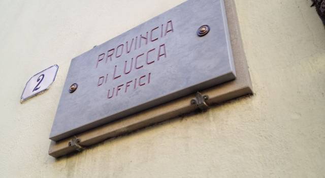 Gli uffici della Provincia di Lucca chiusi venerdì 9 dicembre