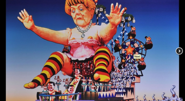 Matteo Renzi and Angela Merkel to be ridiculed at the 2015 Viareggio Carnival