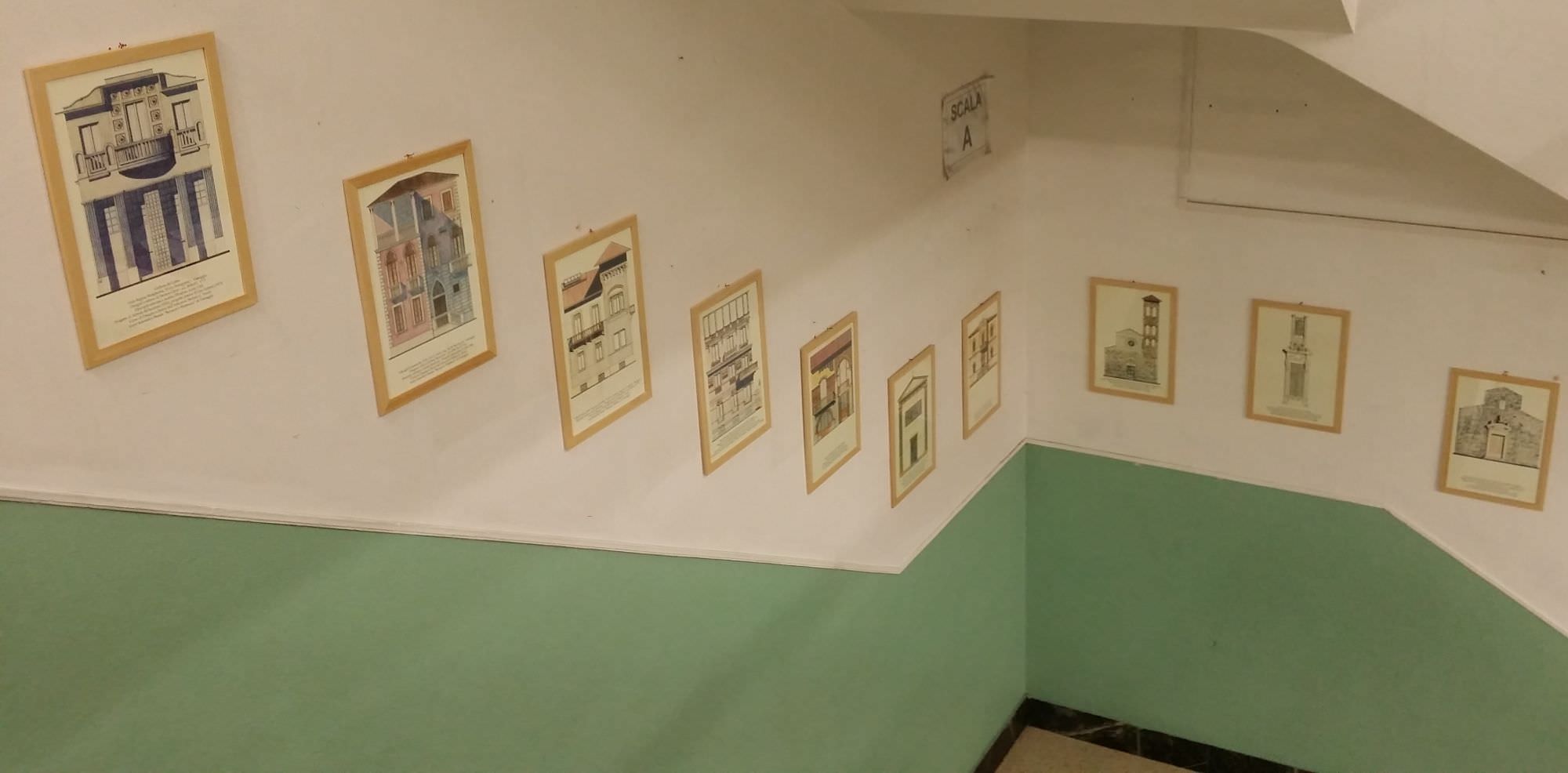 “Architetture Disegnate”. Al Liceo Scientifico in mostra le opere degli alunni del prof. Vecoli