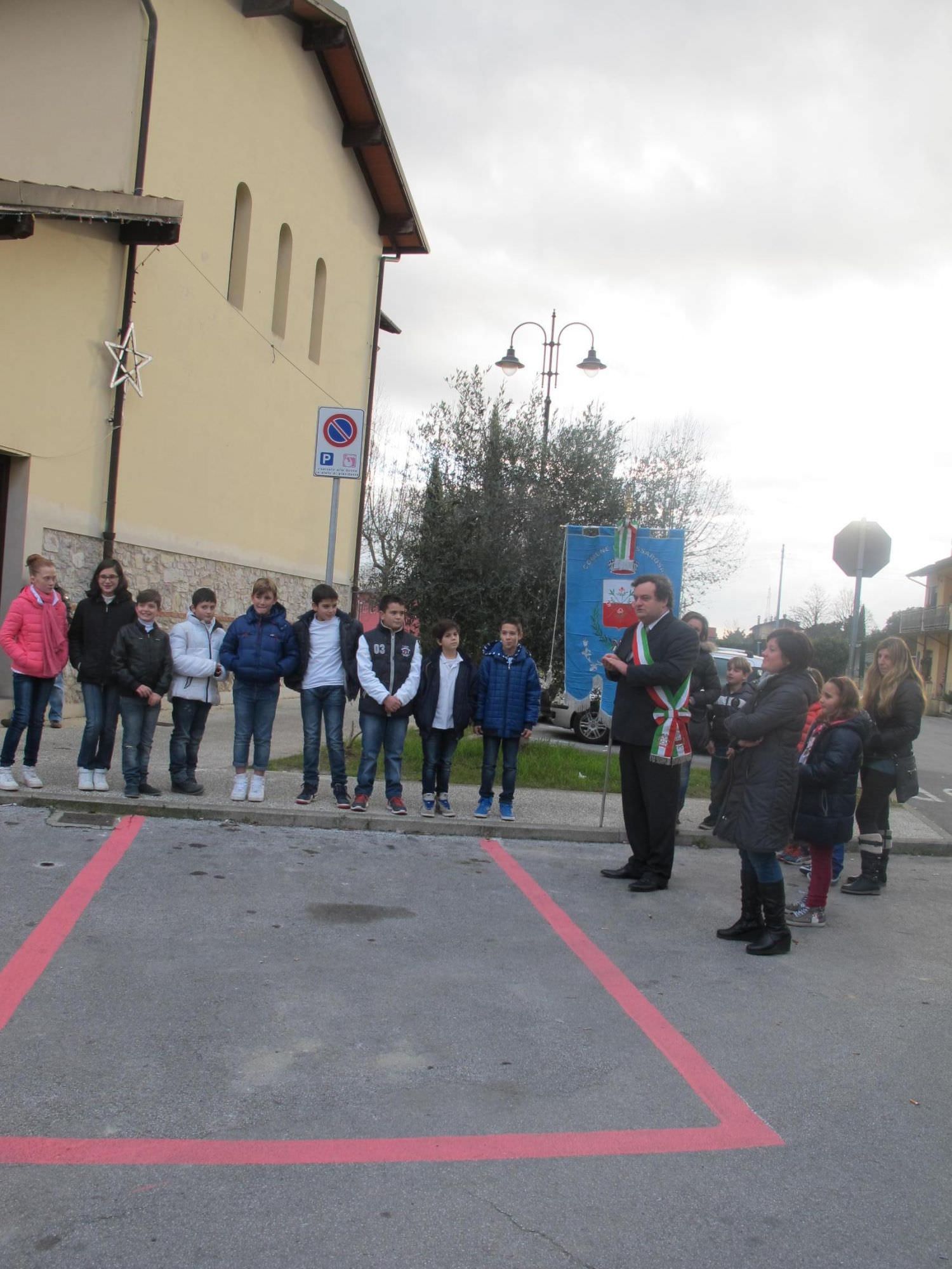 Inaugurato il parcheggio rosa a Piano di Conca; prosegue la festa del Comune