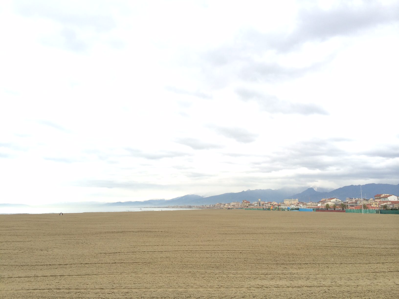 Rimosse decine di tonnellate di rifiuti sulla spiaggia di Viareggio dai balneari