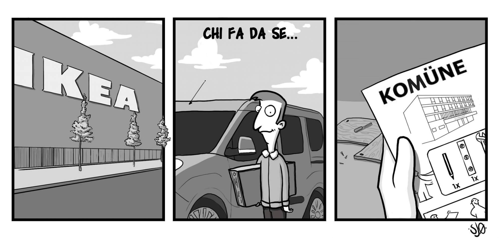 Viareggio fai-da-te. La vignetta di Semplicemente Jo