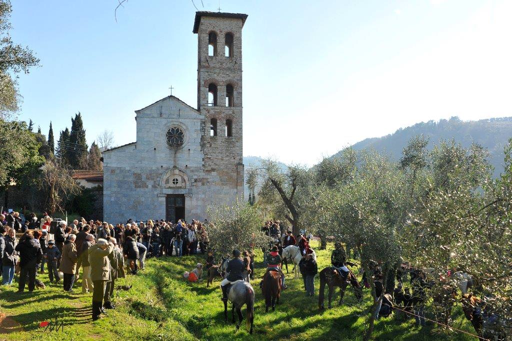 Benedizione degli animali alla Pieve di Valdicastello