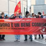 Fiom corteo in Versilia