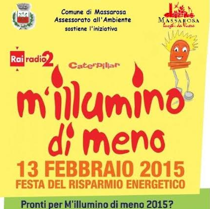 m'illlumino di meno caterpillar radio2