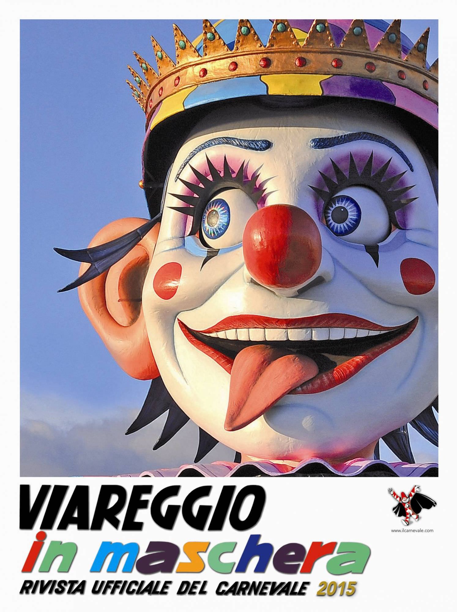 Uscita “Viareggio in maschera”, la rivista ufficiale del Carnevale di Viareggio 2015