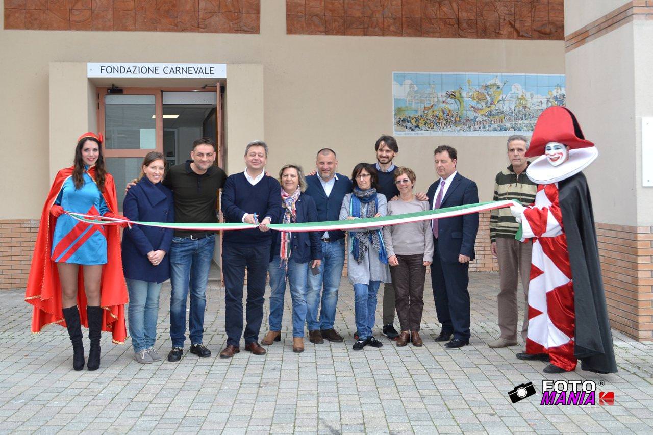 Taglio del nastro per la nuova sede della Fondazione Carnevale alla Cittadella (foto)