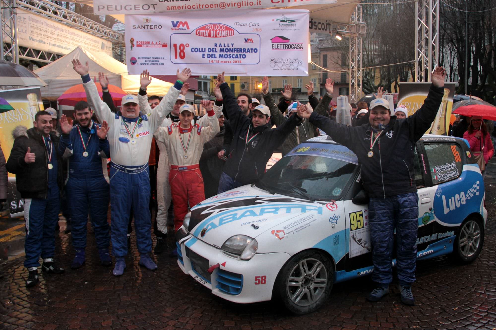 Rally, due equipaggi versiliesi trionfano in Piemonte
