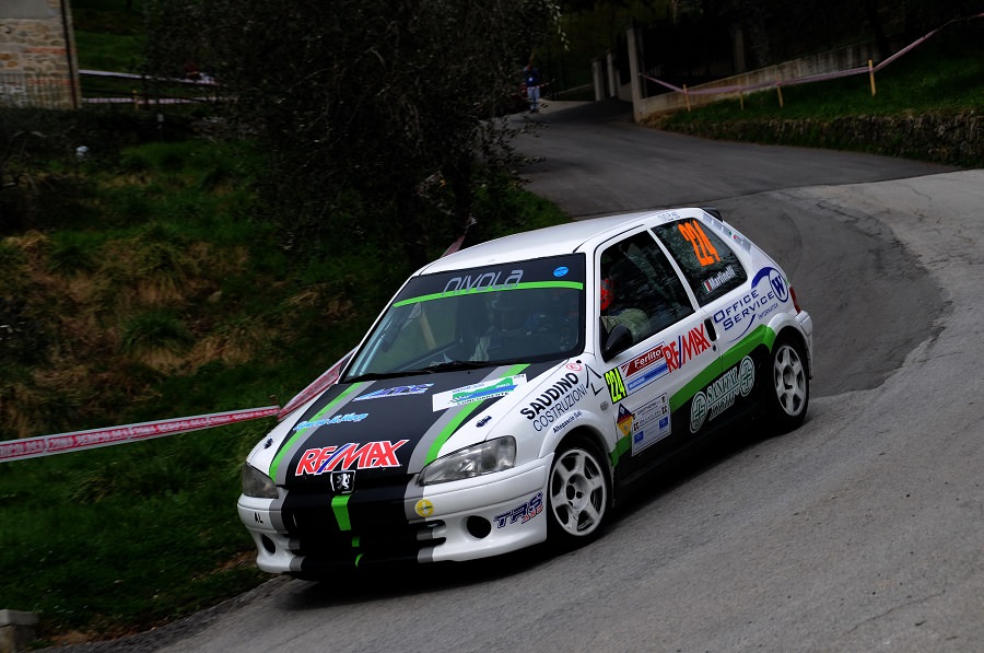 Gianluca Martinelli nuovo leader del Trofeo Rally Automobile Club Lucca