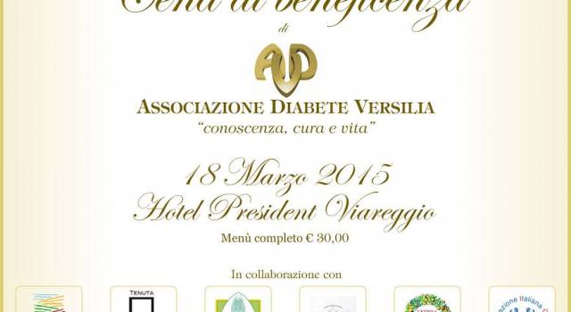 Cena di beneficenza per l&#8217;associazione diabete Versilia