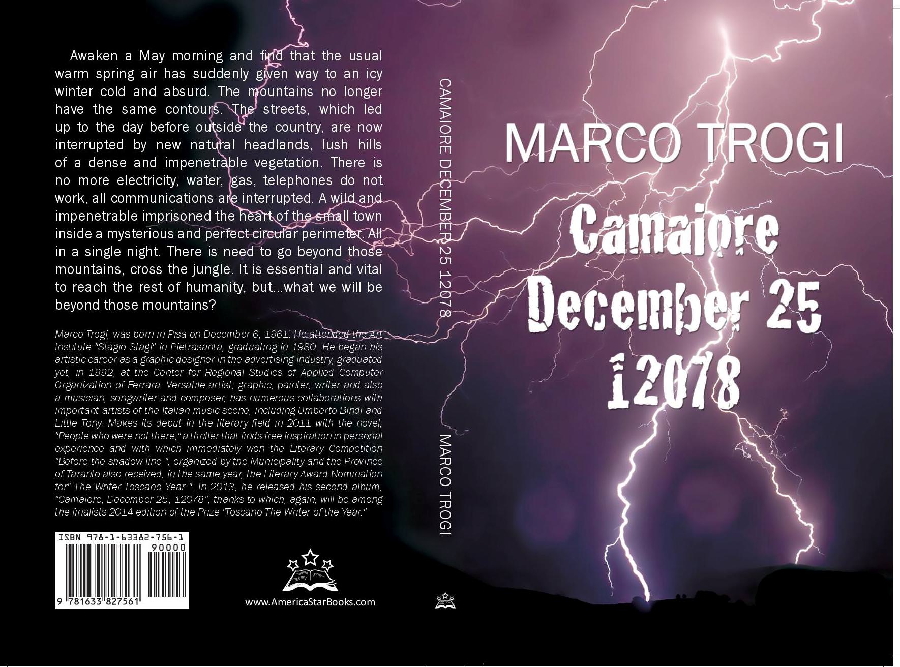 Esce negli USA, Canada e Regno Unito il romanzo del camaiorese Marco Trogi