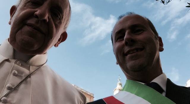 Il sindaco di Stazzema incontra Papa Francesco