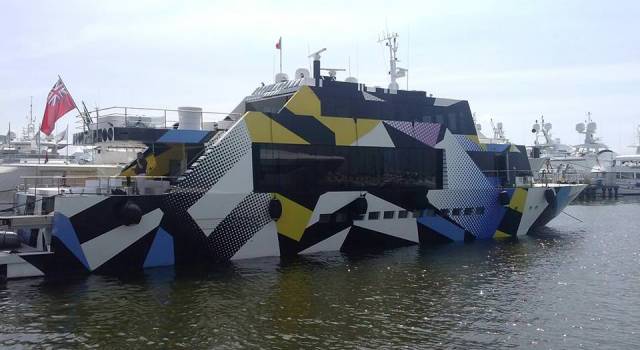 Lo yacht di lusso firmato Jeff Koons a Viareggio