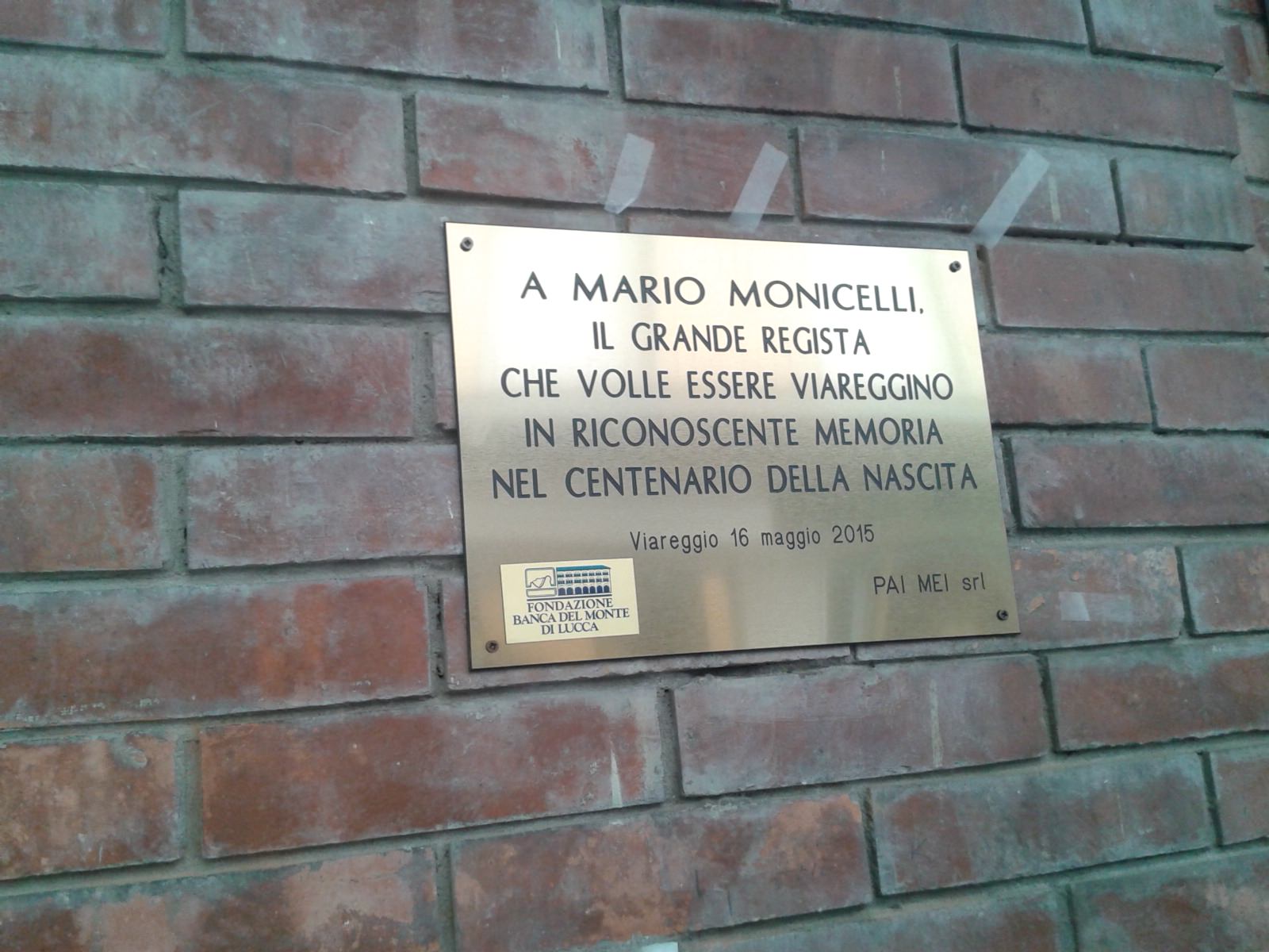 Una targa e tanti appuntamenti per celebrare il centenario dalla nascita di Monicelli