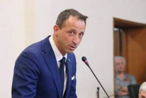 Alessandro Santini in consiglio comunale a Viareggio