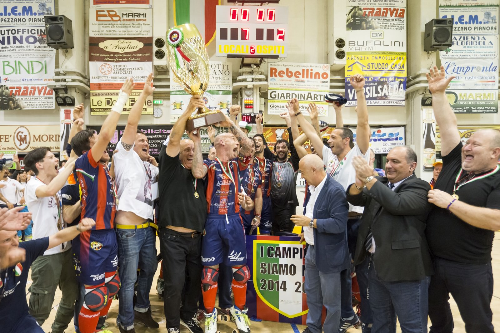 Il Forte dei Marmi vince il secondo scudetto di fila di hockey su pista