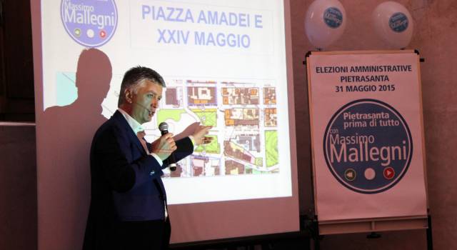 Elezioni Pietrasanta. Dal Museo Mitoraj ai parcheggi al Prado, i progetti di Massimo Mallegni