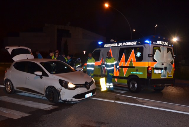 Incidente tra via Italica e via Aurelia (foto)