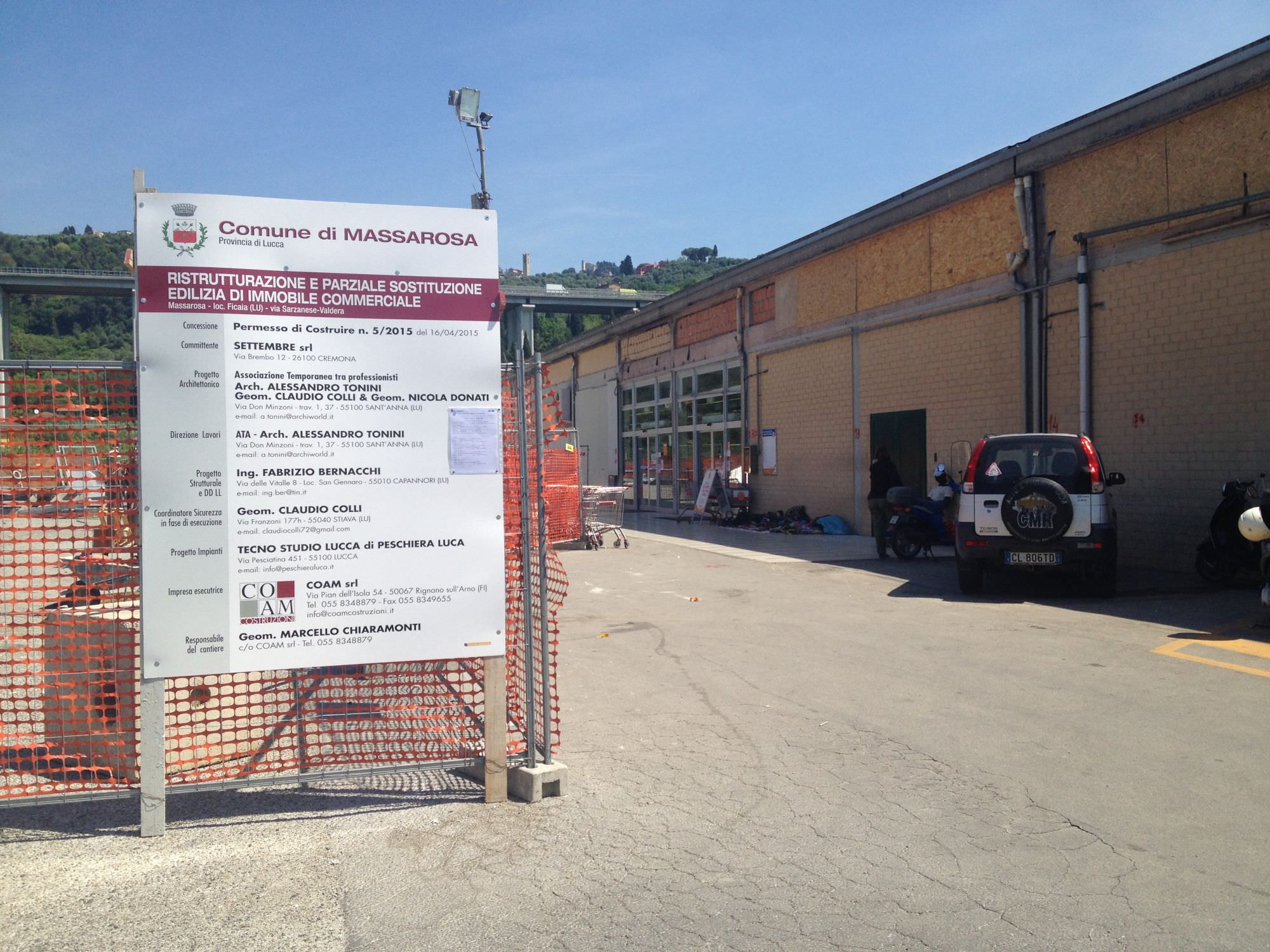 Grandi lavori di restyling per la Conad Massarosa: resterà chiusa due mesi da Ferragosto