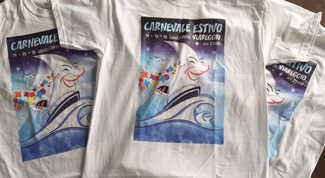 Ecco le t-shirt promozionali del Carnevale estivo di Viareggio 2015