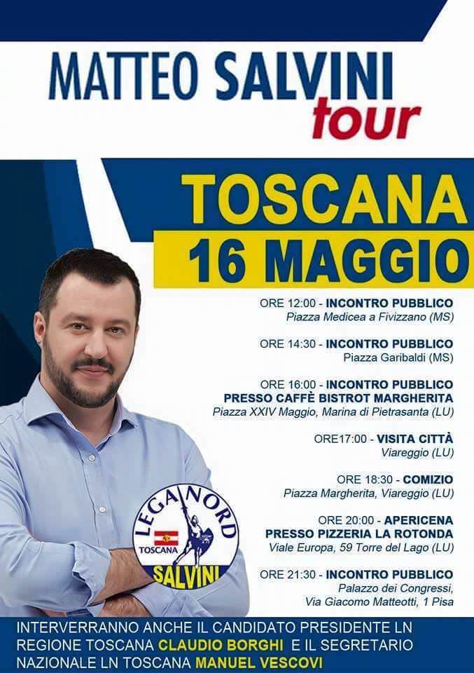 Matteo Salvini a Torre del Lago, la rabbia del mondo gay