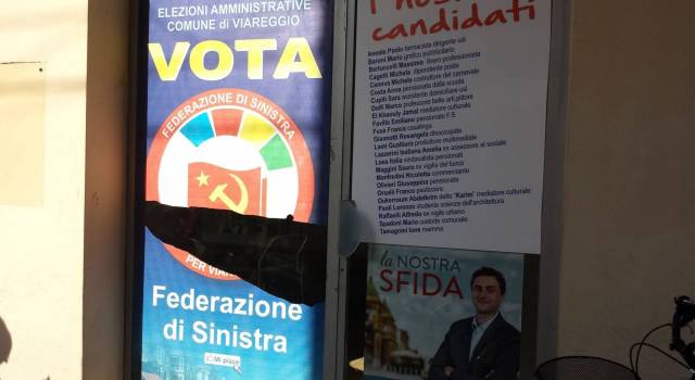 Viareggio, vandalismo contro la sede di Federazione della Sinistra