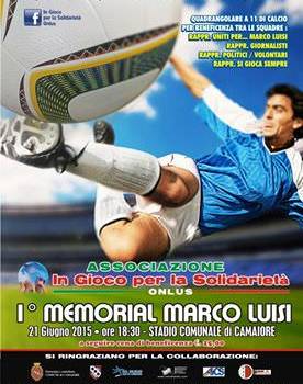 Un calcio alla Sla. A Camaiore un quadrangolare in ricordo di Marco Luisi