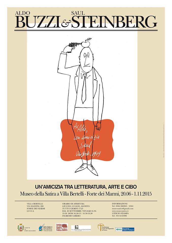 Grande interesse al Museo della Satira per la mostra dedicata a Aldo Buzzi e Saul Steinberg