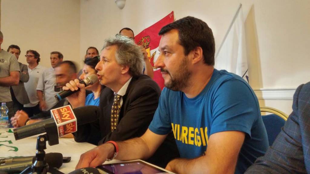 Salvini a Viareggio: "Ballottaggio il 14 giugno? Sarebbe un furto di democrazia" 2 salvini baldini