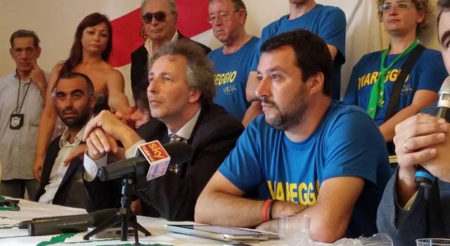 Salvini a Viareggio: &#8220;Ballottaggio il 14 giugno? Sarebbe un furto di democrazia&#8221;