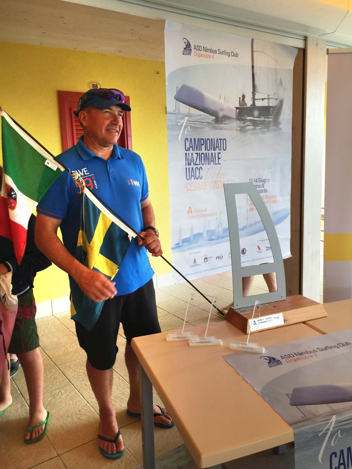 Vela, Alberto Farnesi vince il campionato italiano di catamarani in Versilia
