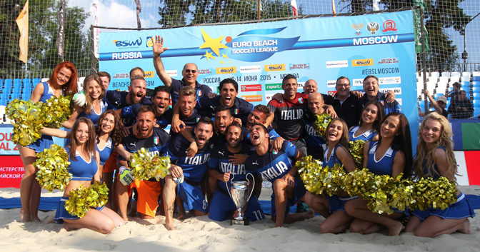 “In bocca al lupo ai cinque viareggini del beach soccer per i Giochi europei di Baku”