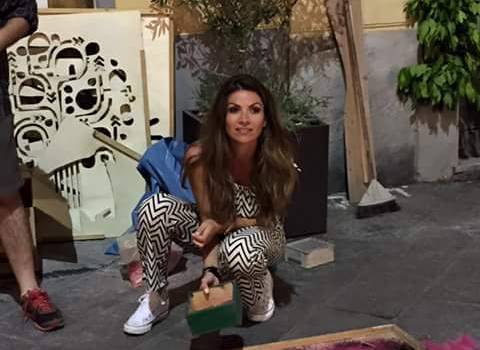 Alessia Ventura &#8220;tappetara per una notte&#8221; a Camaiore