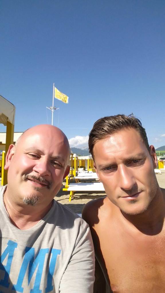 Vacanze in Versilia per il romanista Francesco Totti