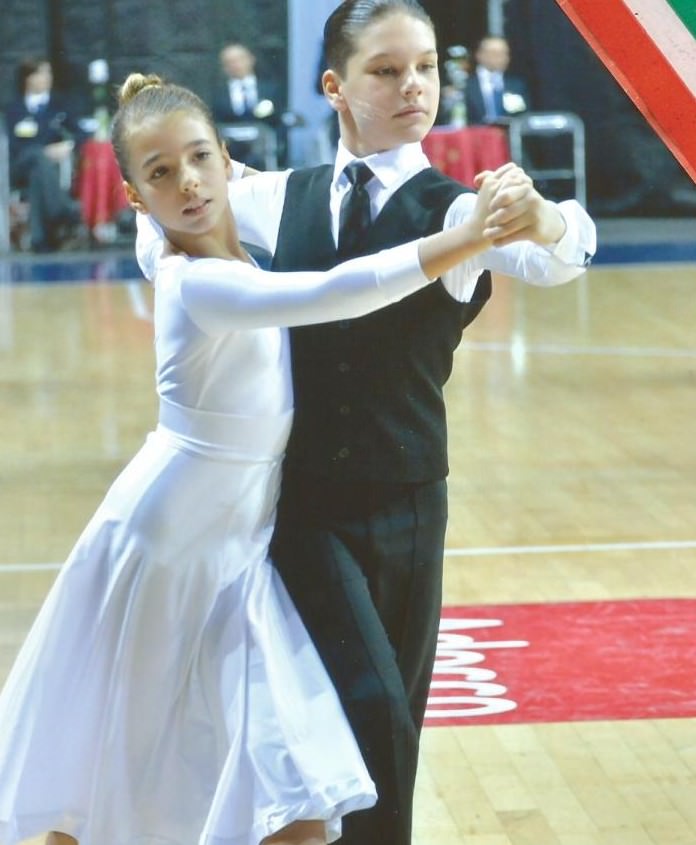 Sara Vecchi e Federico Pardini campioni italiani giovanili di danza sportiva
