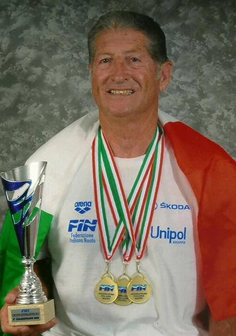 Il “Caimano della Versilia” Osvaldo Bertuccelli vince tre titoli italiani