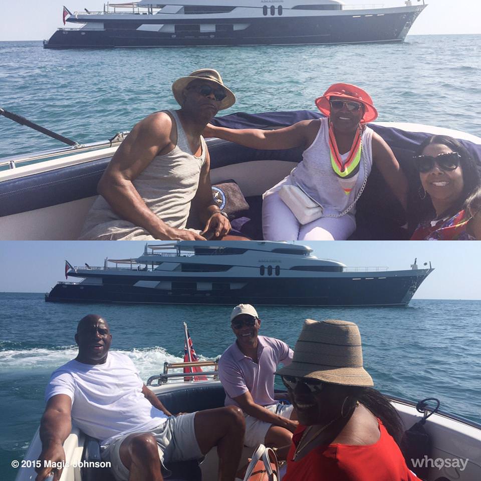 Vacanza a Forte dei Marmi per Magic Johnson e Samuel L. Jackson