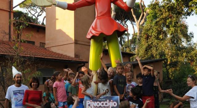 Al parco della Versiliana il Pinocchio di Luca Bertozzi