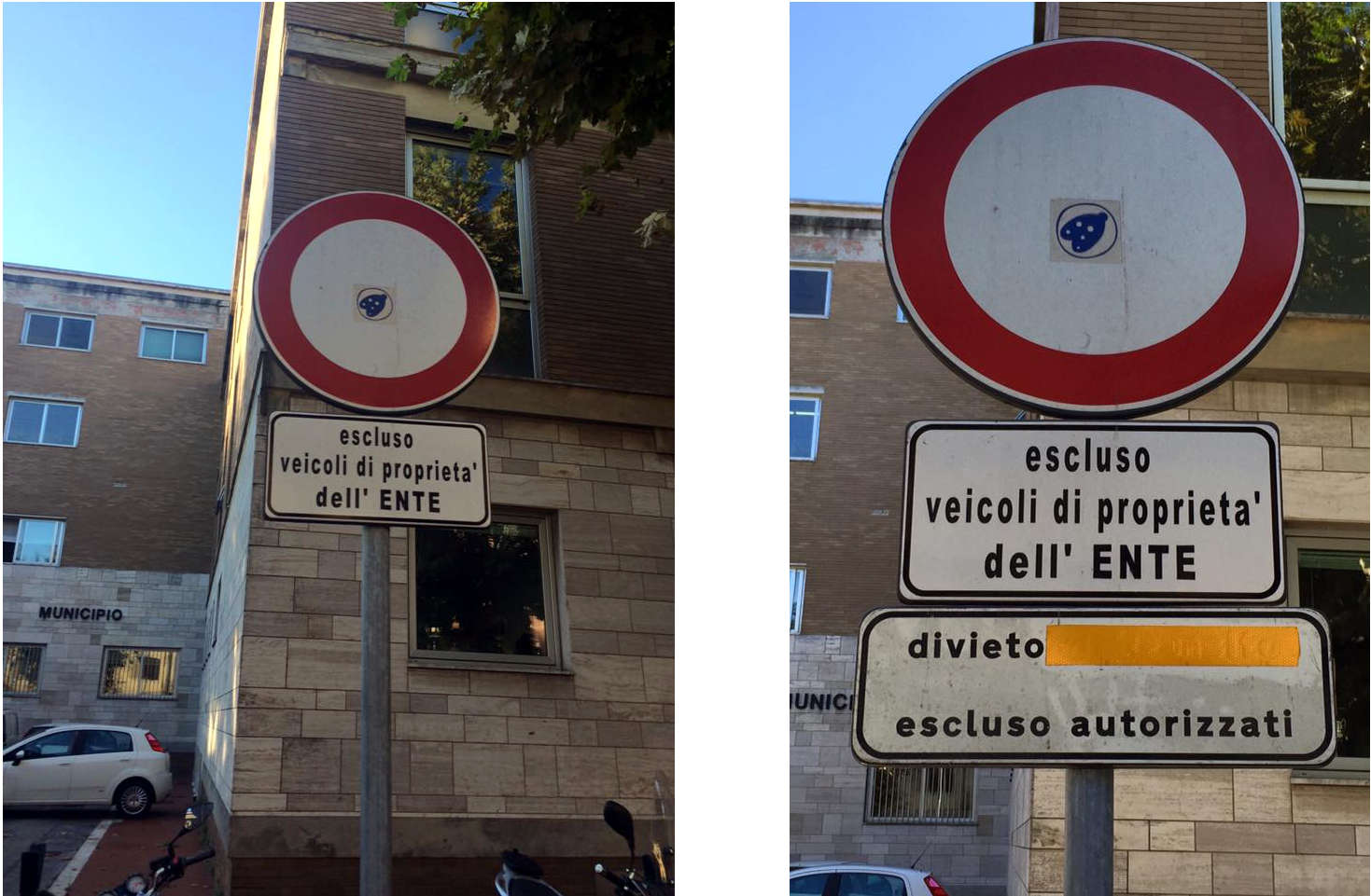 “Del Ghingaro parcheggia in sosta vietata e fa modificare la segnaletica. Pagherà la multa?”