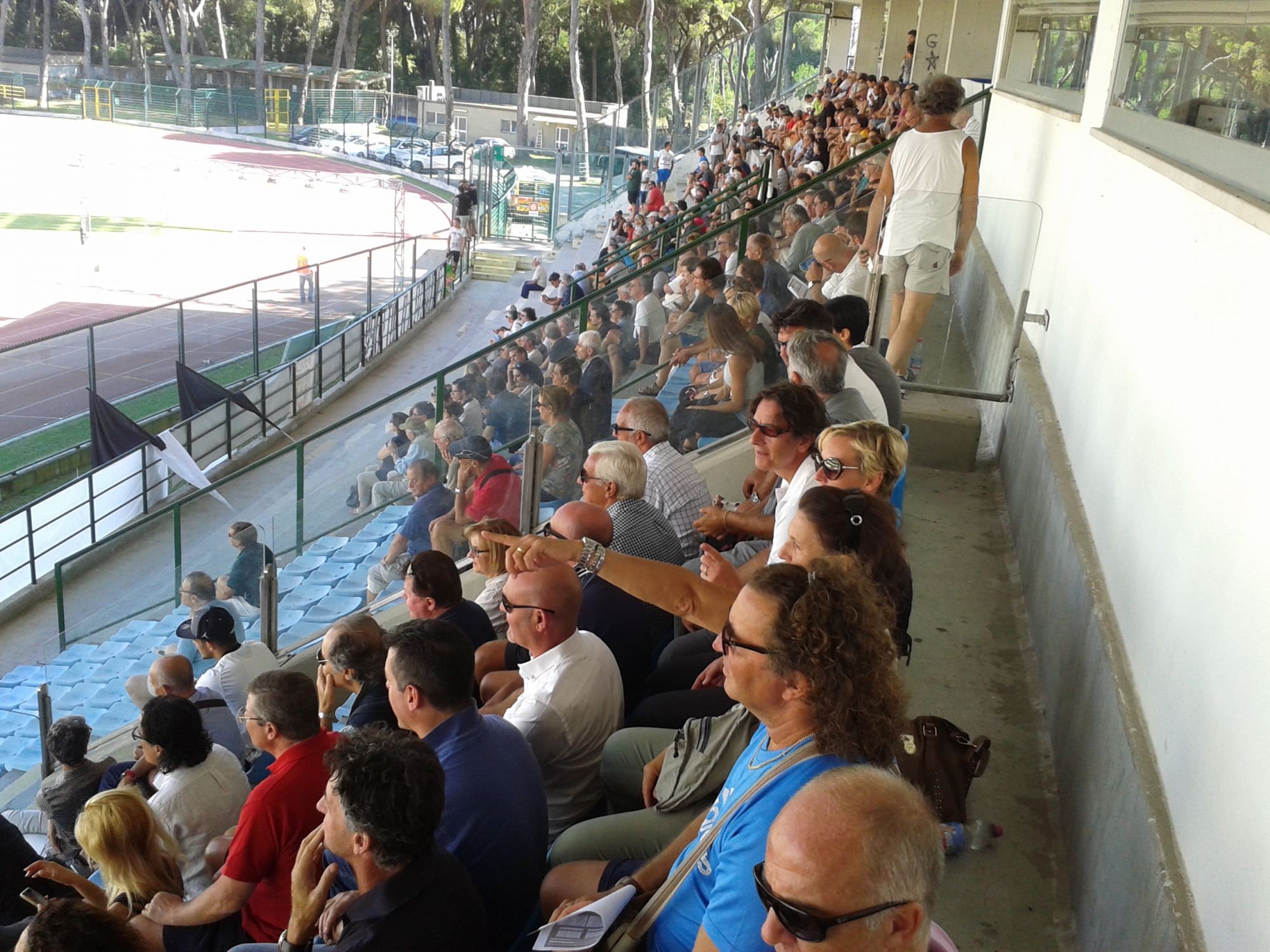 Lippi in tribuna per il ko del Viareggio