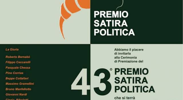 Premio Satira Politica di Forte dei Marmi, i vincitori della 43a edizione