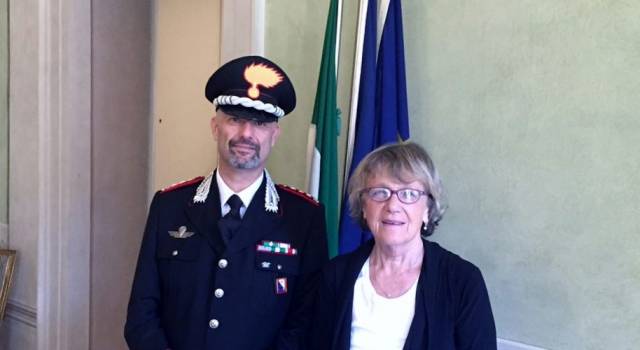 Provincia: la Presidente Cavallaro riceve il nuovo comandante dei carabinieri