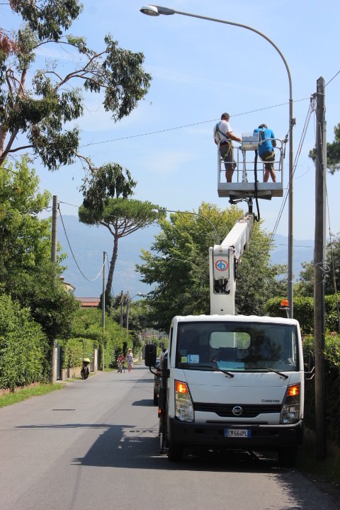 Pietrasanta, interventi importanti sulla pubblica illuminazione