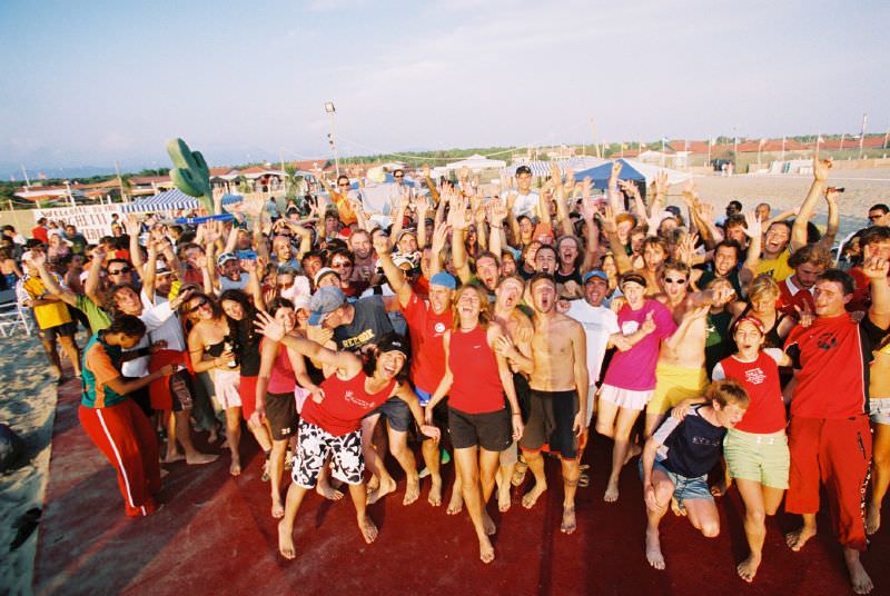 A Torre del Lago la Burla Beach Cup di frisbee