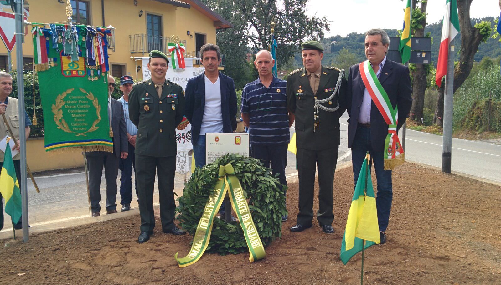 Liberazione: inaugurata la targa ricordo del “Ponte Carioca”