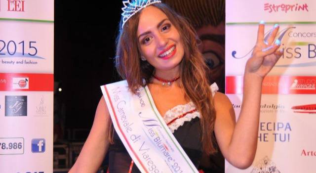 Alice Guidi è Miss Carnevale di Viareggio 2016