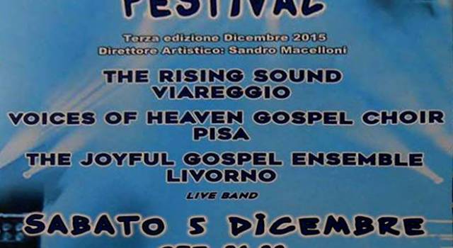 Festival Gospel a Viareggio per beneficenza