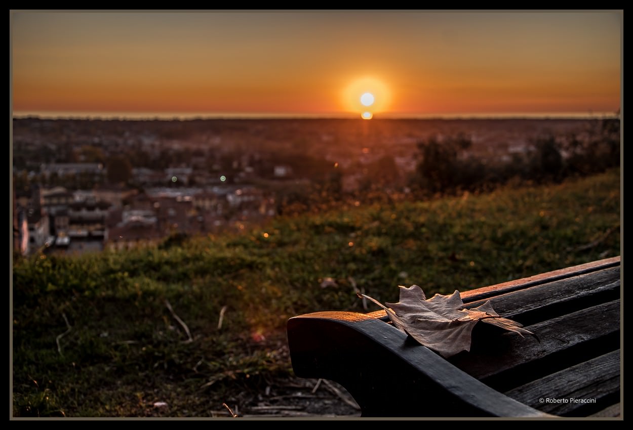 Tramonto su Pietrasanta